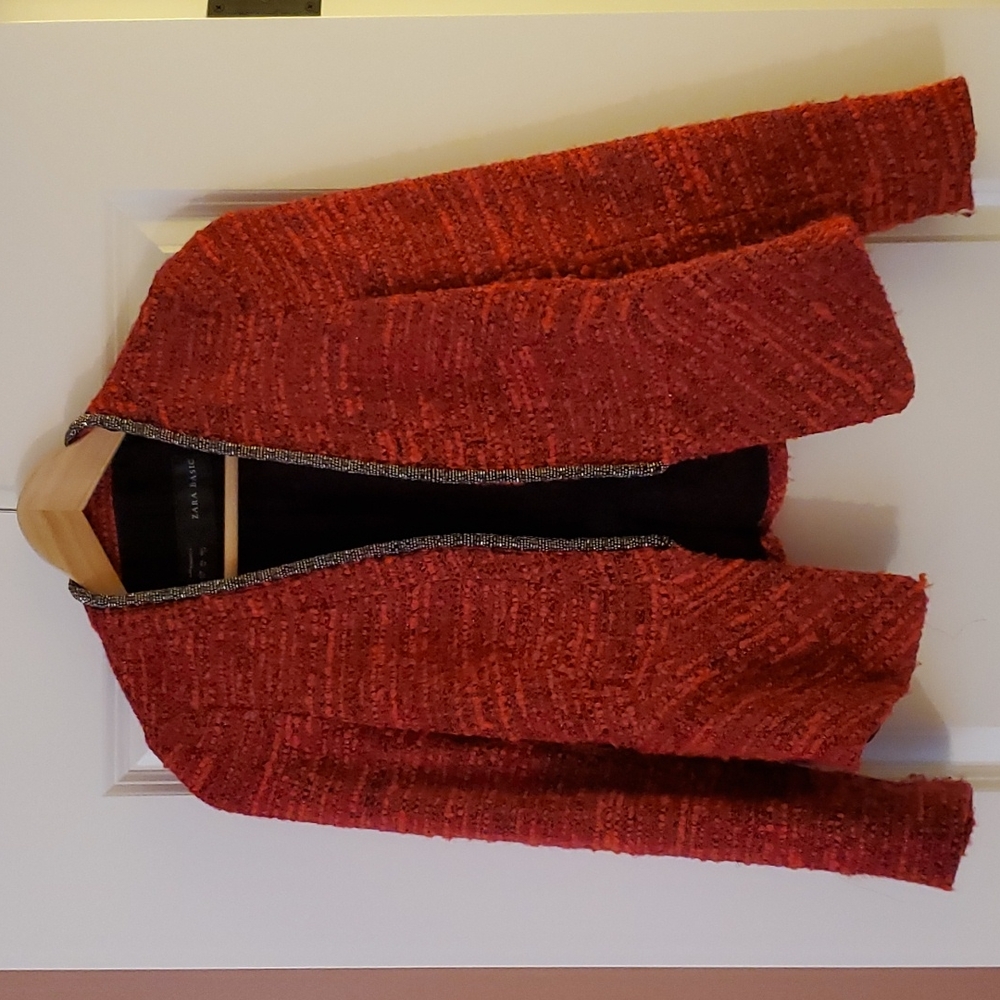 Zara wool tweed blazer
